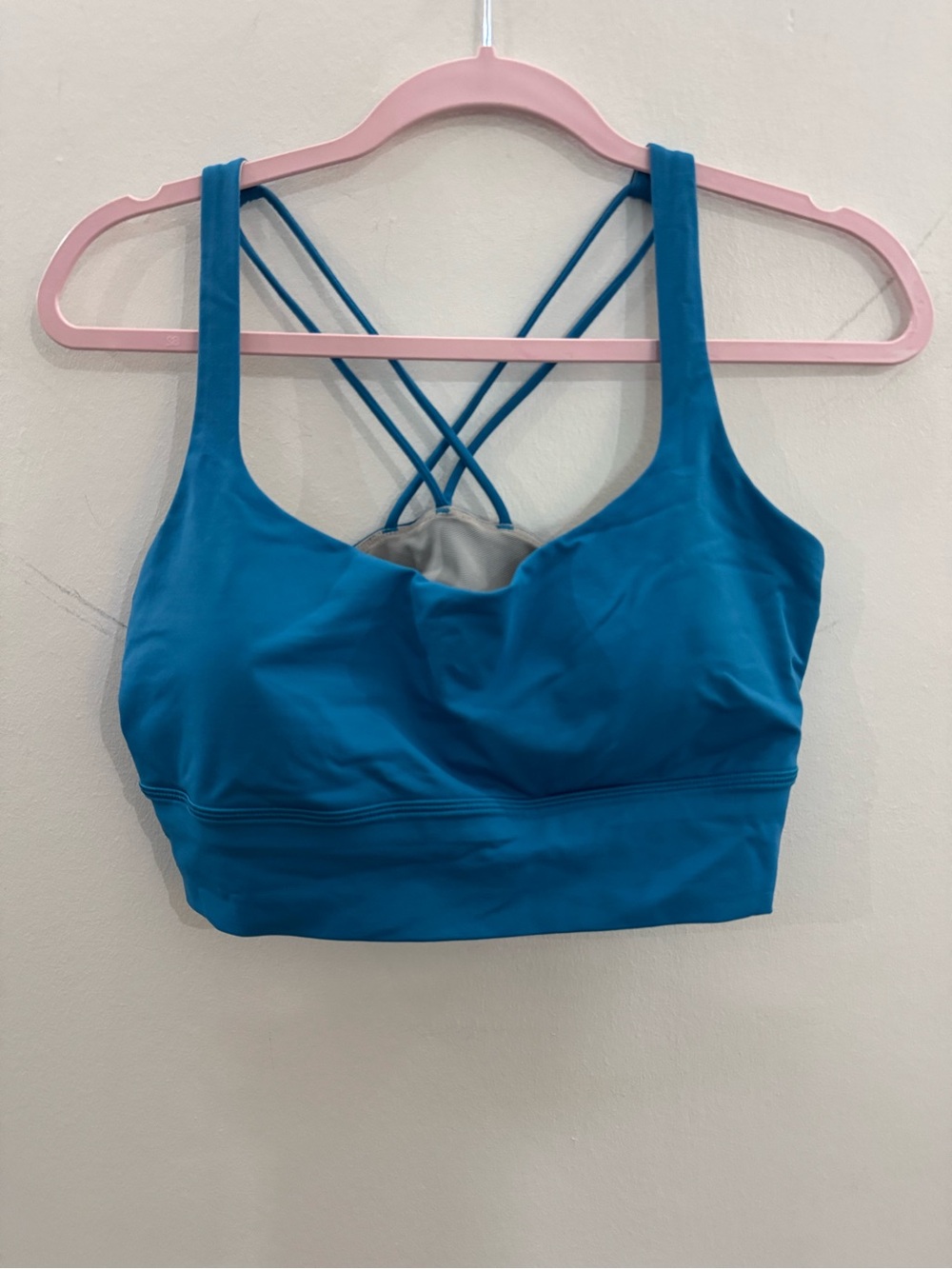 Lululemon Blue Strappy back athletic bra